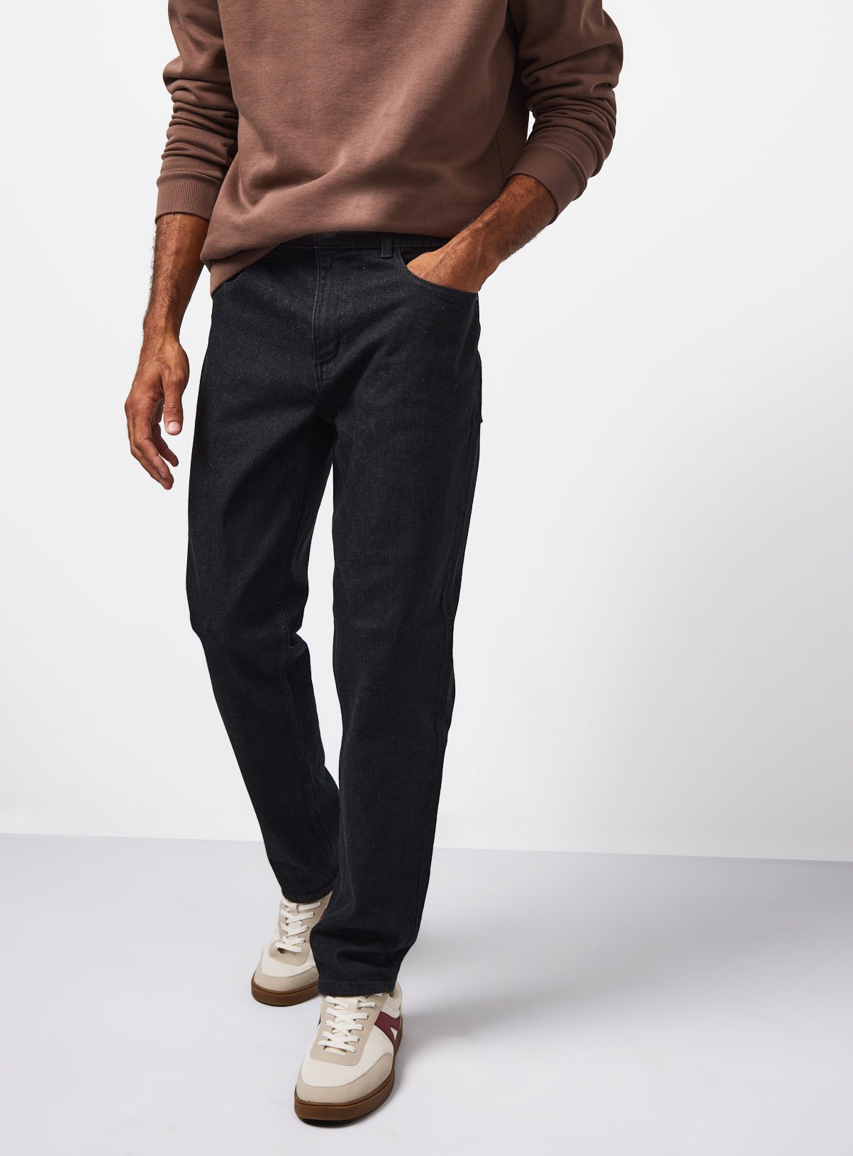 Straight Leg Denim Jeans 2 Pack  34R - Image 5 thumbnail